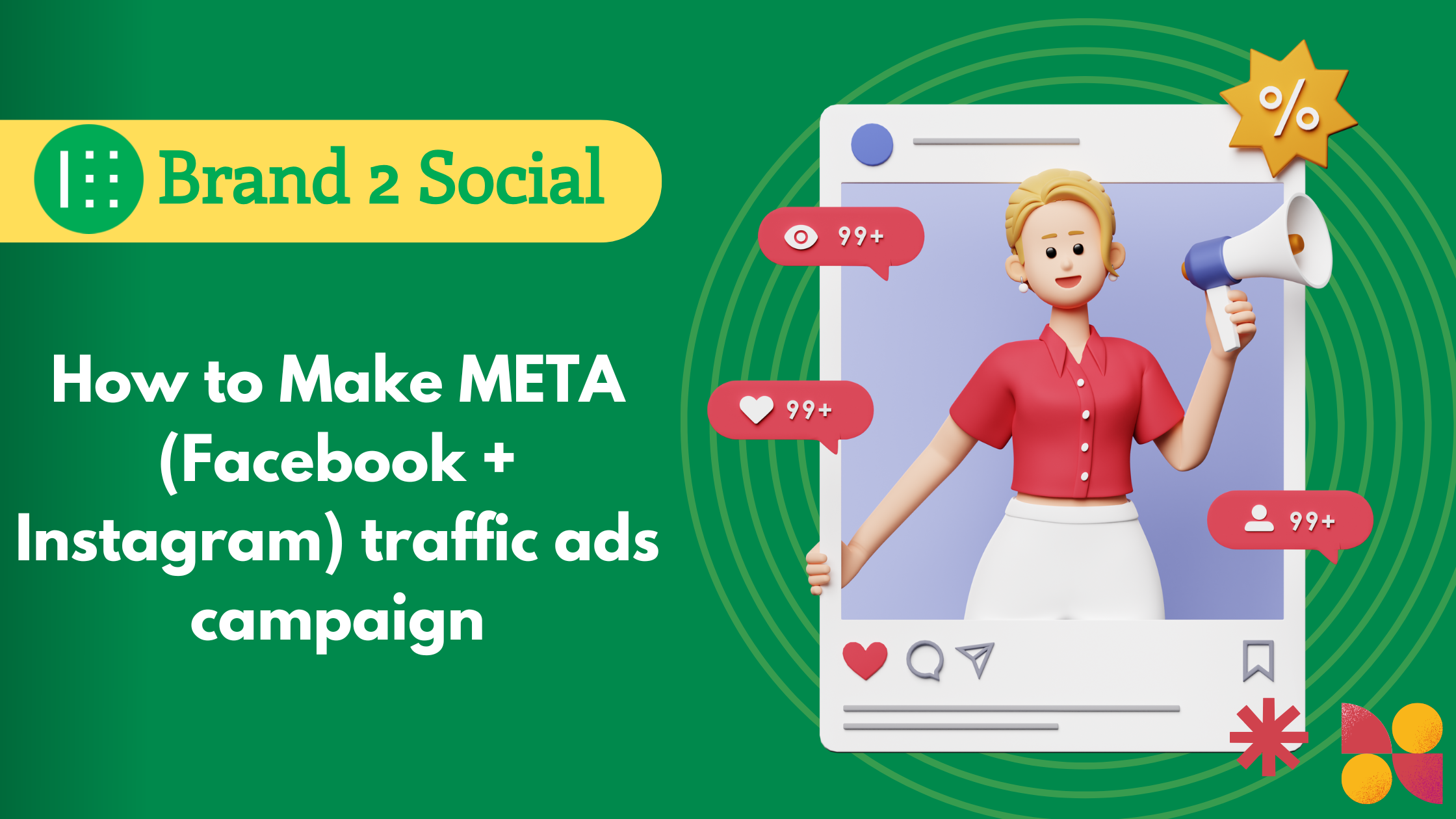 How to Make META (Facebook + Instagram) traffic ads campaign